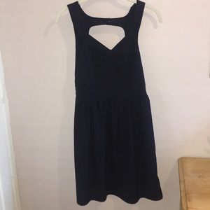 Chiffon cross back formal dress
